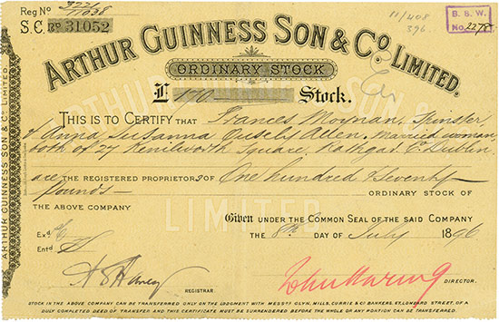 Arthur Guinness Son & Co. Limited