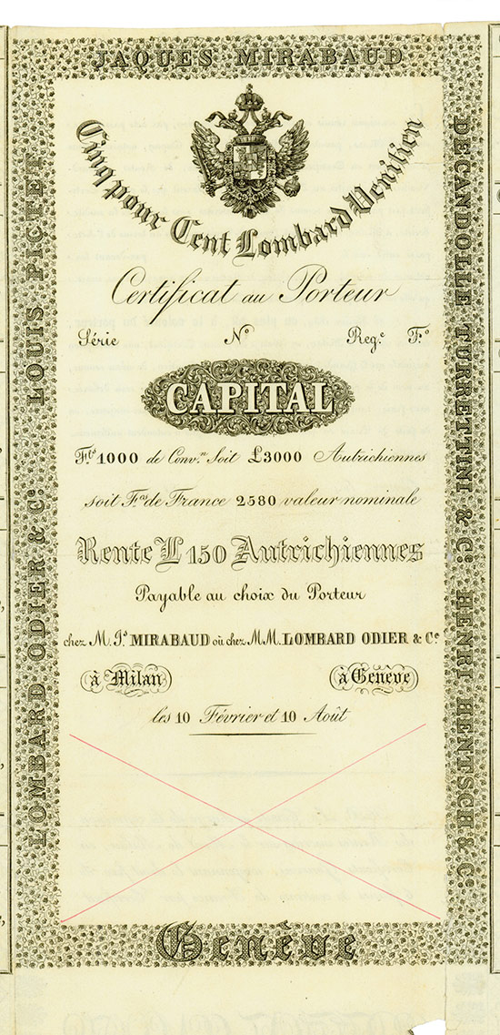 M. J. Mirabaut / M. M. Lombard Odier & Cie.: Lombard Venitien