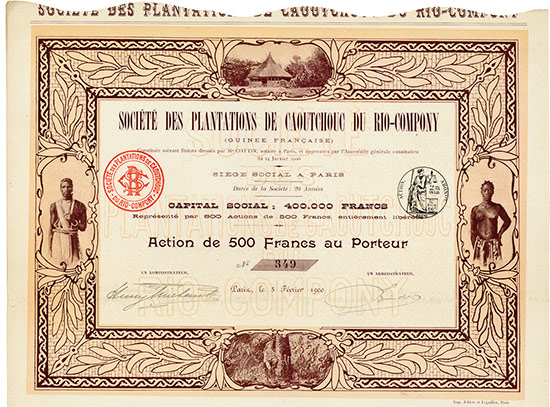 Société des Plantations de Caoutchouc du Rio-Compony (guine Francaise)