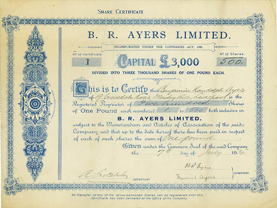 B. R. Ayers Limited