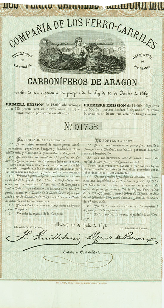 Compañia de los Ferro-Carriles Carboniferos de Aragon