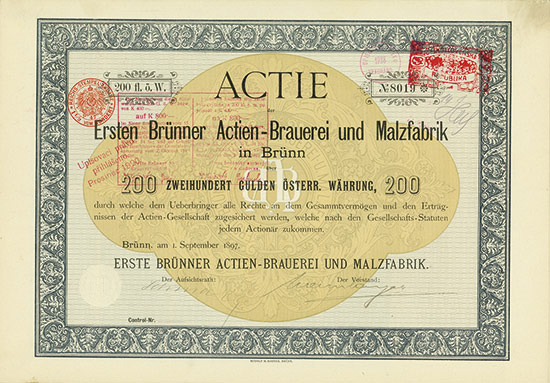 Erste Brünner Actien-Brauerei und Malzfabrik