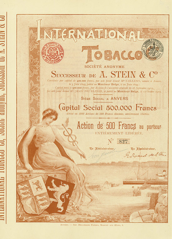 International Tobacco Co. Société Anonyme Successeur de A. Stein & Co.
