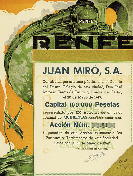 Juan Miro S. A. - RENFE
