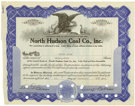 North Hudson Coal Co., Inc.