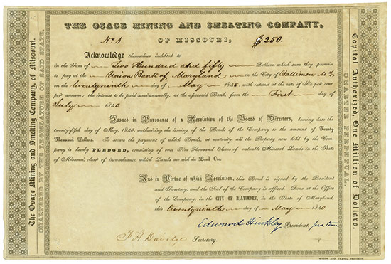 Osage Mining and Smelting Company of Missouri