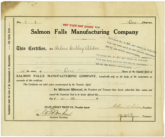 Salmon Falls Manufacturing Company