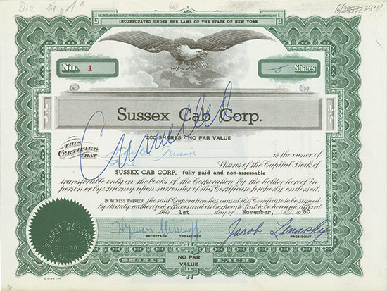 Sussex Cab Corp.
