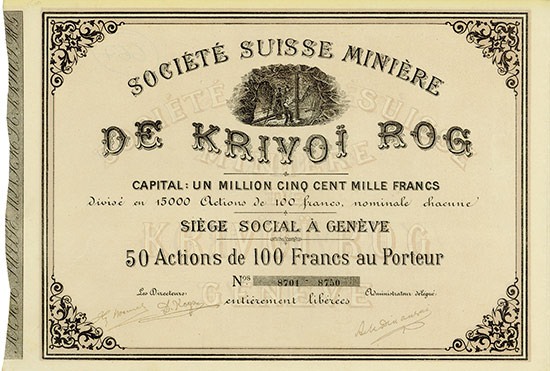 Société Suisse Minière de Krivoï Rog