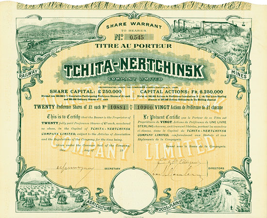 Tchita-Nertchinsk Company Limited