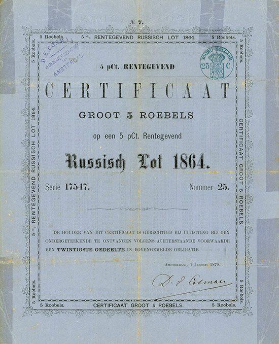 Russisch Lot 1864