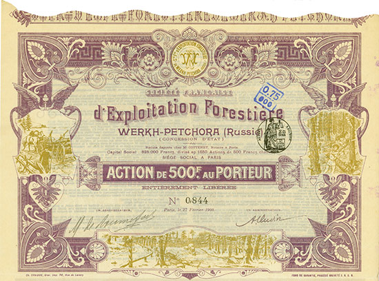 Société Française d'Exploitation Forestiére Werkh-Petchora (Russie)