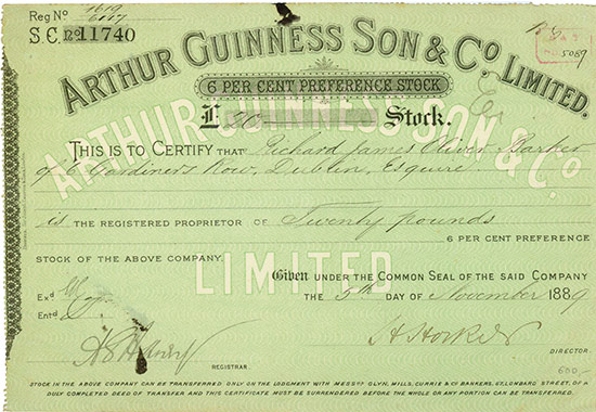 Arthur Guinness Son & Co. Limited