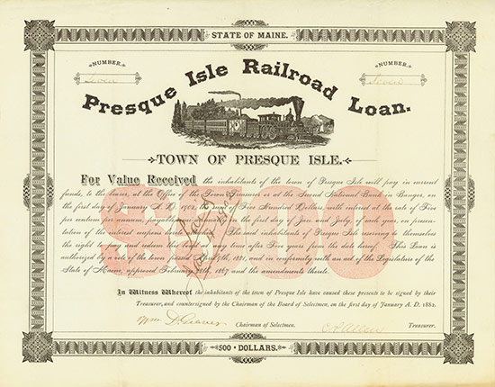 Presque Isle Railroad - Town of Presque Isle