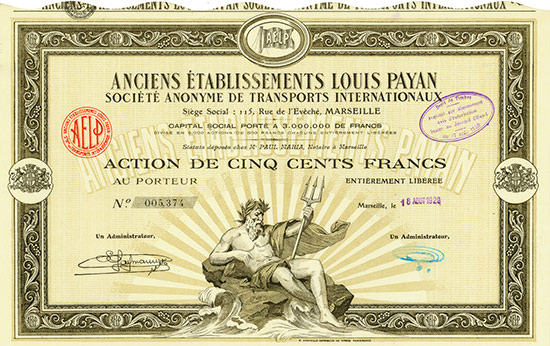 Anciens Établissements Louis Payan Société Anonyme de Transports Internationaux