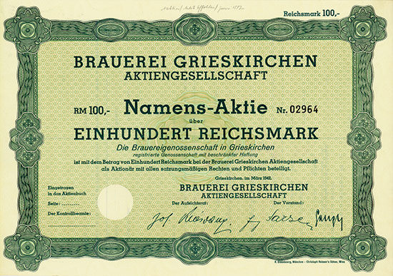 Brauerei Grieskirchen AG