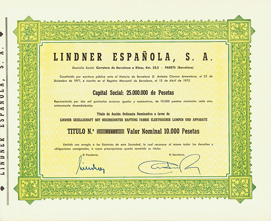 Lindner Española, S. A.
