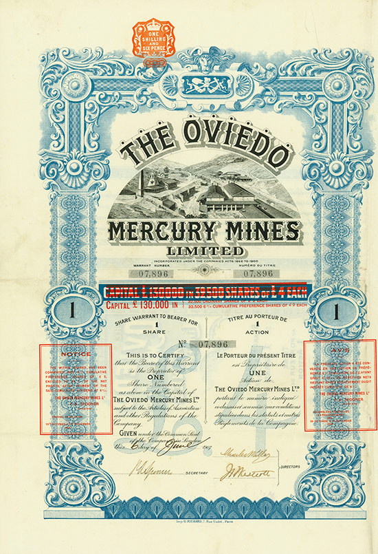 Ovideo Mercury Mines Ltd.