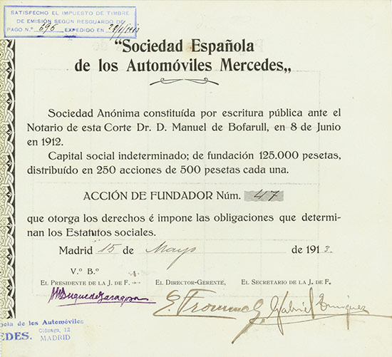 Sociedad Española de los Automóviles Mercedes
