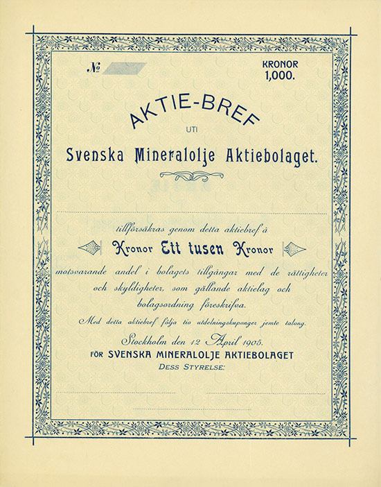 Svenska Mineralogie Aktiebolaget