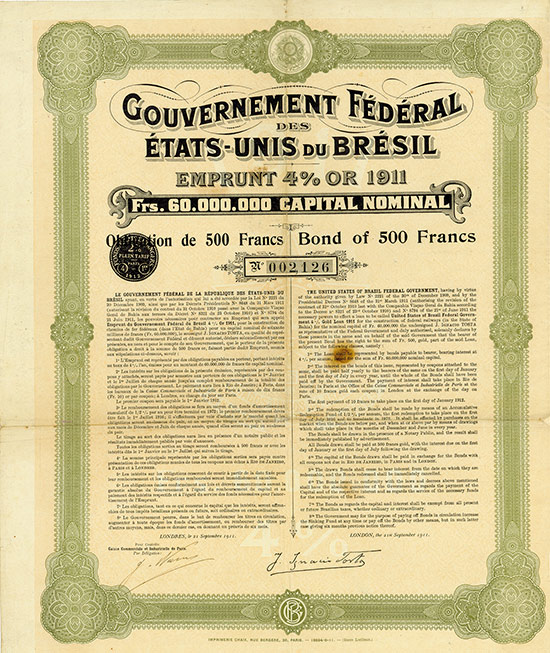 Gouvernement Fédéral des États-Unis du Brésil