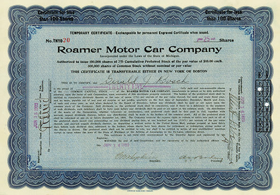 Roamer Motor Car Company
