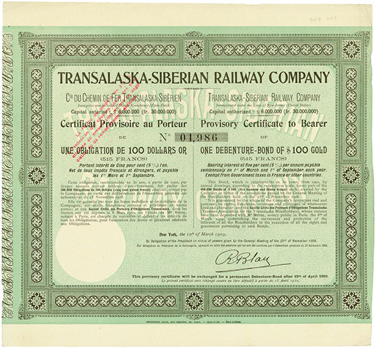 Transalaska-Siberian Railway Company