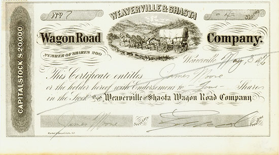 Weaverville & Shasta Wagon Road Company