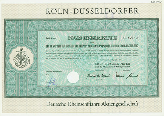 Köln-Düsseldorfer Deutsche Rheinschiffahrt AG