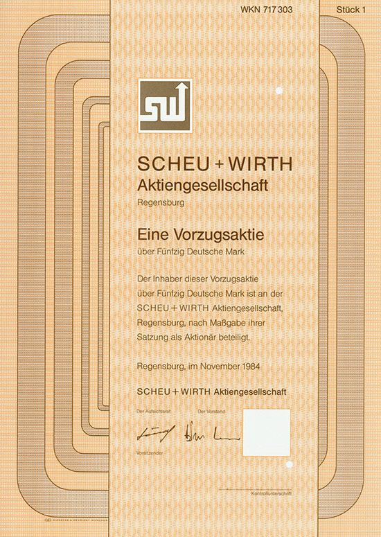 Scheu + Wirth AG [2 Stück]