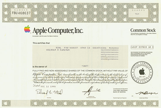 Apple Computer, Inc.