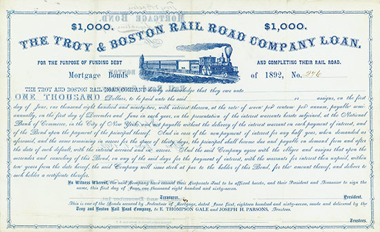 Troy & Boston Rail Road Company