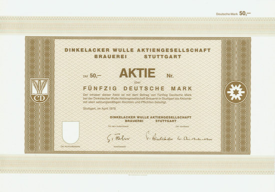 Dinkelacker Wulle Brauerei AG