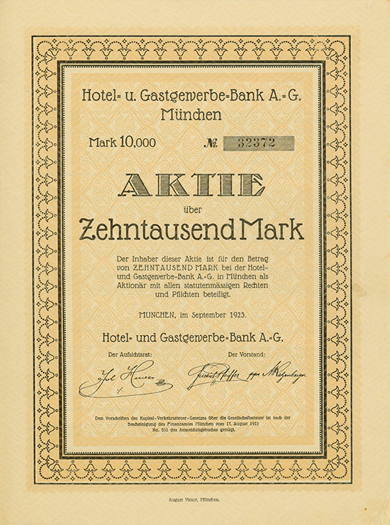 Hotel- und Gastgewerbe-Bank AG