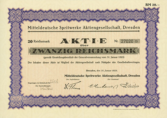 Mitteldeutsche Spritwerke AG