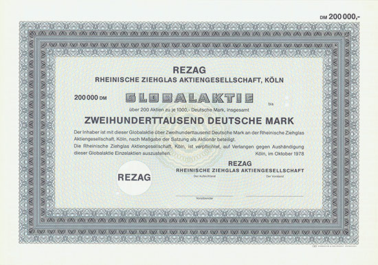 REZAG Rheinische Ziehglas AG