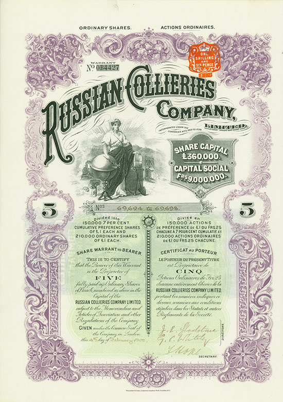 Russian Collieries Company Limited
