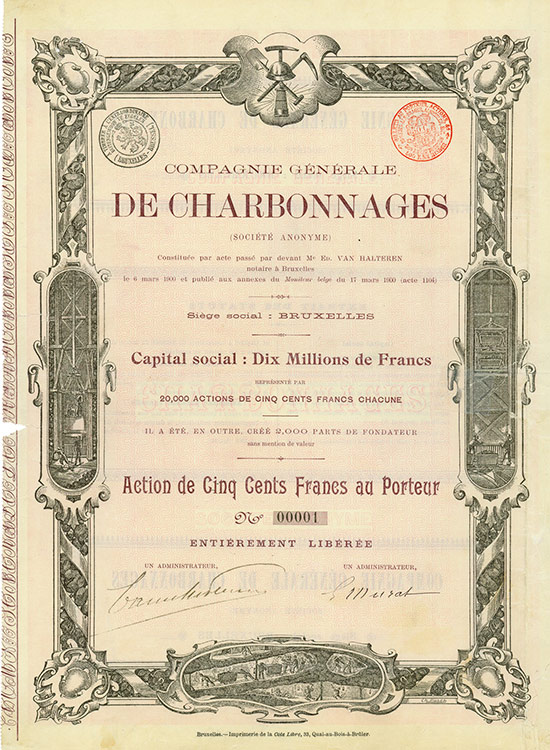 Compagnie Générale de Charbonnages (Société Anonyme)
