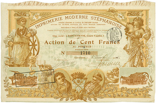 Imprimerie Moderne Stéphanoise Société Anonyme