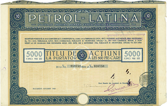 Petrol-Latina Societate Anonima Romana
