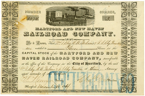 Hartford and New Haven Railroad Company