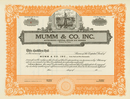 Mumm & Co. Inc.