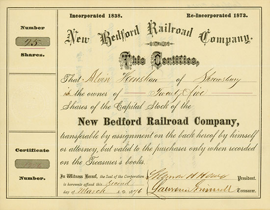 New Bedford Railroad Company