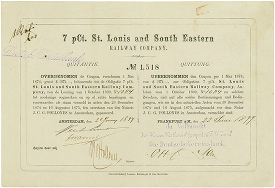 St. Louis and South Eastern Railway Company