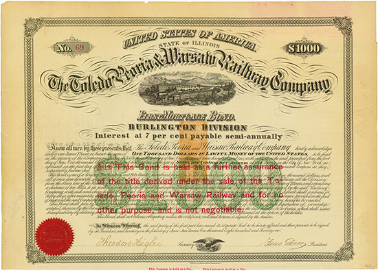 Toledo, Peoria & Warsaw Railway Company - Burlington Division