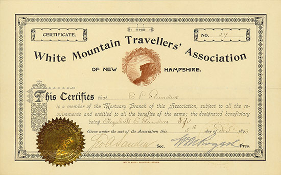 White Mountain Travellers' Association of New Hampshire