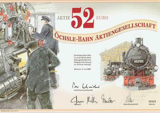 Öchsle-Bahn AG [4 Stück]