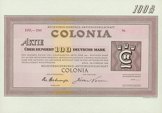 Rückversicherungs-Aktiengesellschaft Colonia