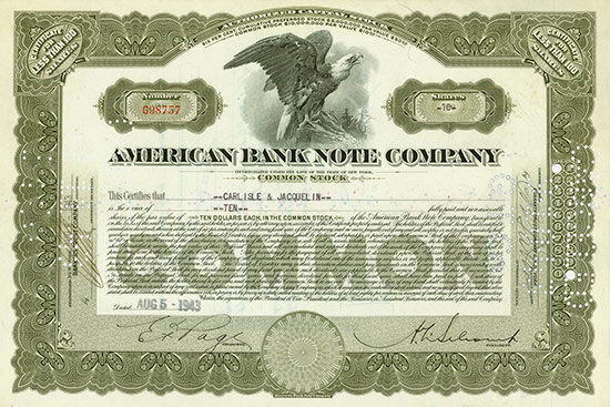 USA - Banknote Companys [45 Stück]