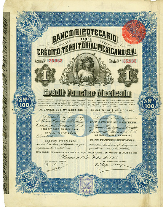 Banco Hipotecario de Crédito Territorial Mexicano, S. A. / Crédit Foncier Mexicain
